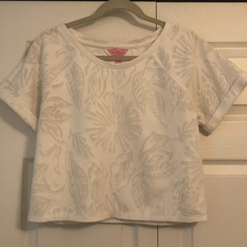 Lilly Pulitzer Dossie Set, White, Size S